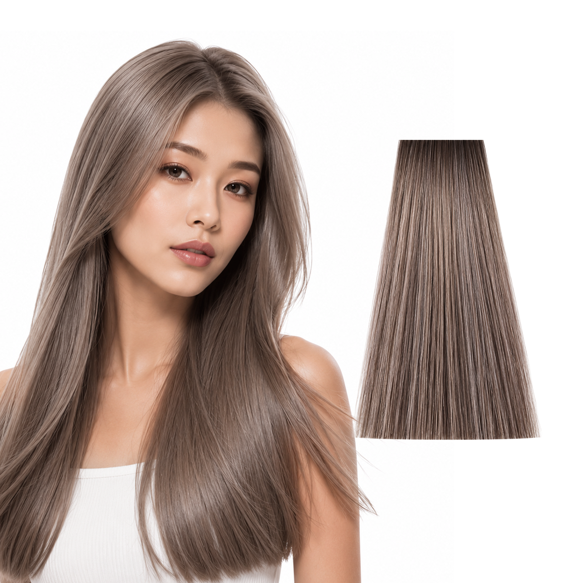 Vopsea de Par 7.01 Tehnica Permanenta - Fanola Color Cream Blond Natural Cenusiu 100ml - Fanola