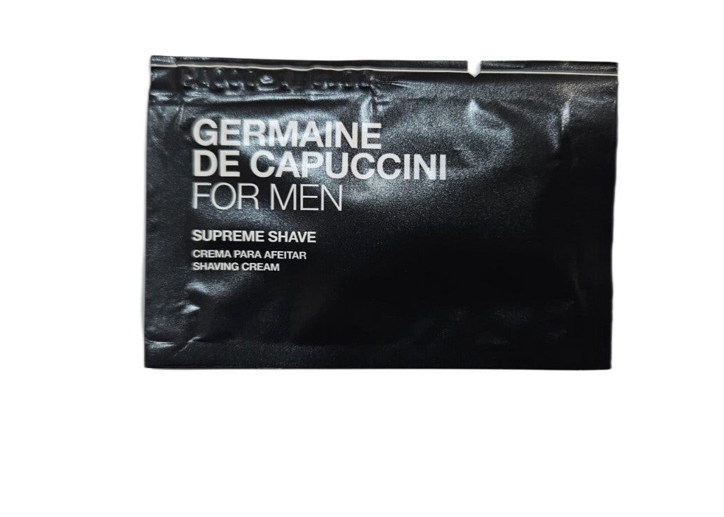 Tester Crema de Ras Suprema - Probă de cremă de bărbierit pentru bărbați Supreme 3ml - FOC Germaine de Capuccini