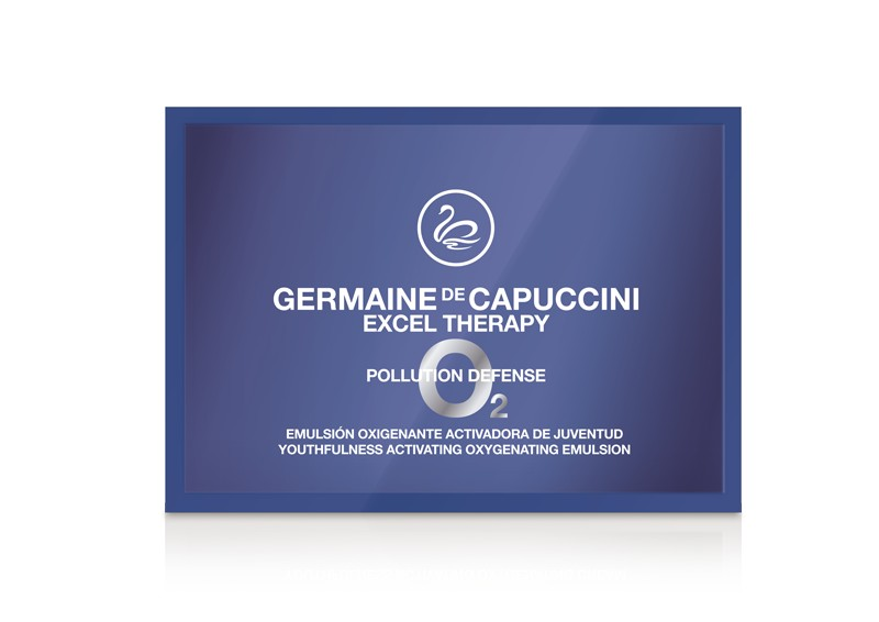 Tester Emulsie Oxigenantă Activatoare a Tinereții - Excel Therapy O2 Activating Oxygenating Emulsion Pollution Defense Sample 2ml - FOC Germaine de Capuccini