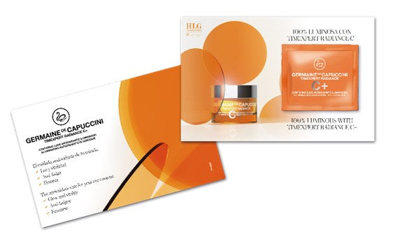 Tester Crema Contur Ochi Iluminant Antioxidant cu Vitamina C - Timexpert Radiance C+Iluminating Antioxidant Eye Contour 2ml Flyer - FOC Germaine de Capuccini
