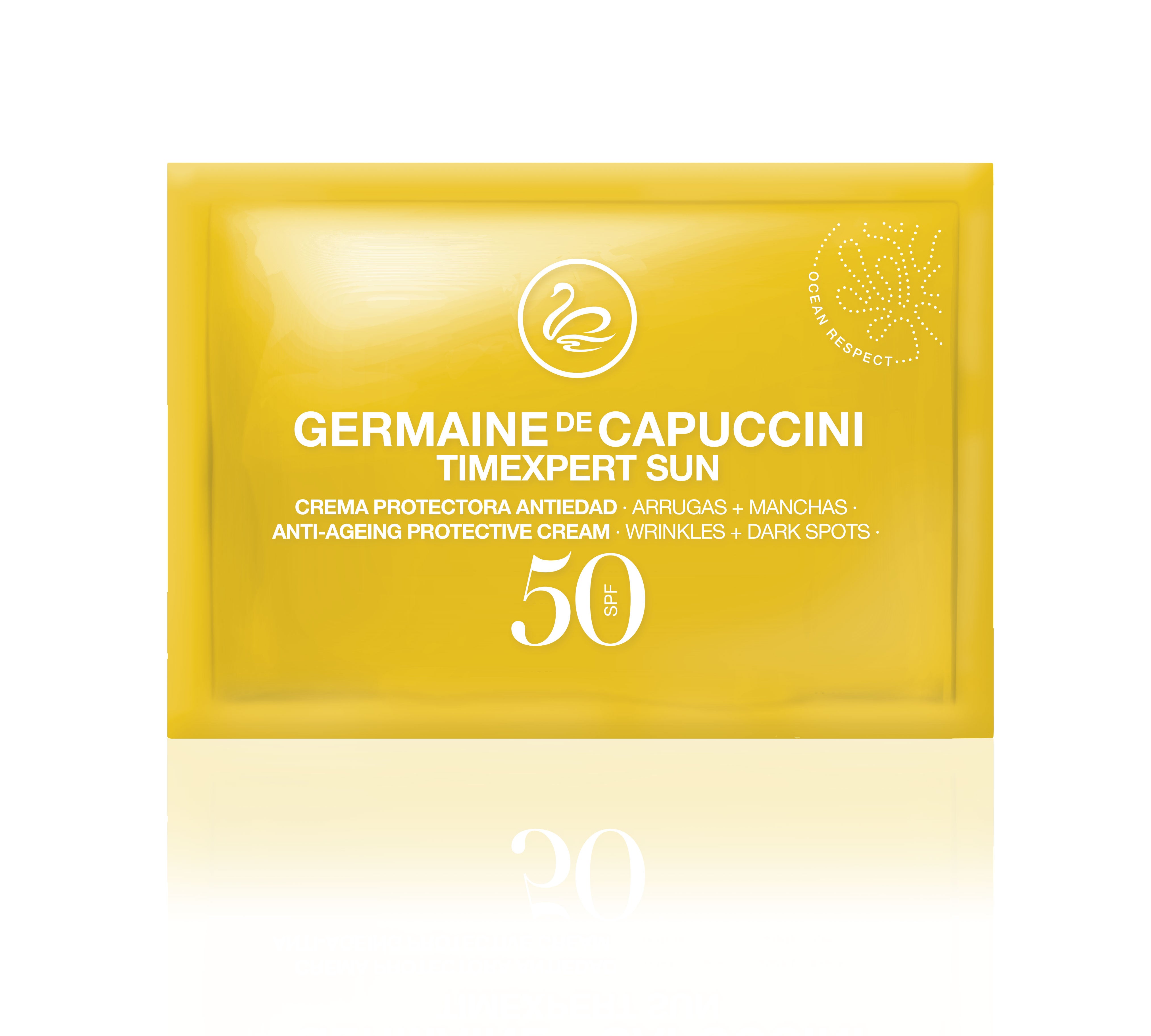 Tester Crema Protectoare Anti-imbatranire SPF 50+ - Timexpert Sun Anti-Ageing Protective Cream Sample 2ml - FOC Germaine de Capuccini