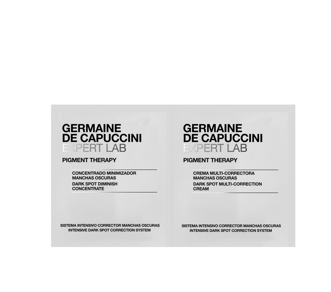 Tester 2 Tratamente Corectoare Intensive Impotriva Hiperpigmentarii - Expert Lab Pigment Therapy Home Concentrate + Cream Sachet - FOC Germaine de Capuccini