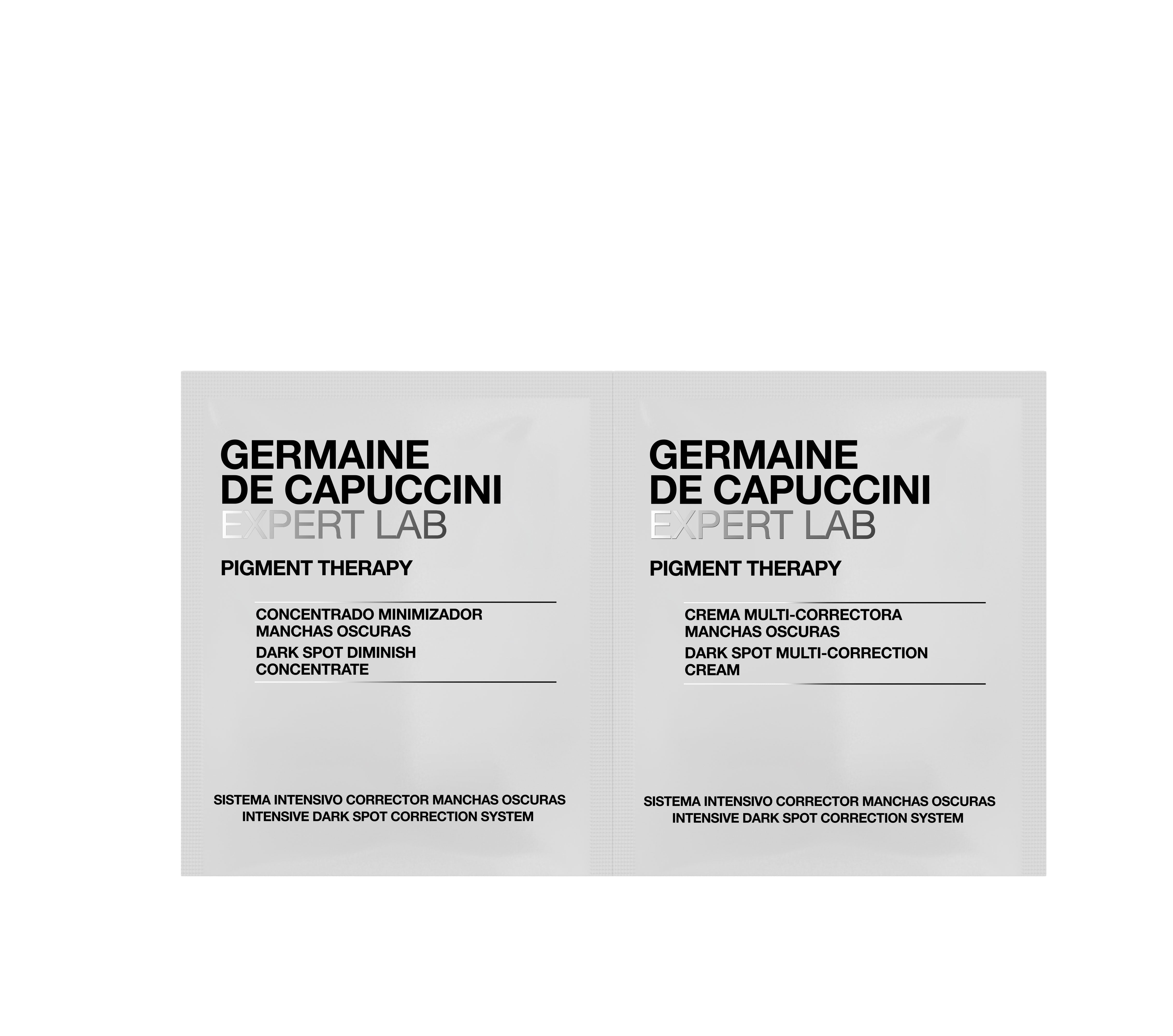 Tester 2 Tratamente Corectoare Intensive Impotriva Hiperpigmentarii - Expert Lab Pigment Therapy Home Concentrate + Crema Plic - FOC Germaine de Capuccini