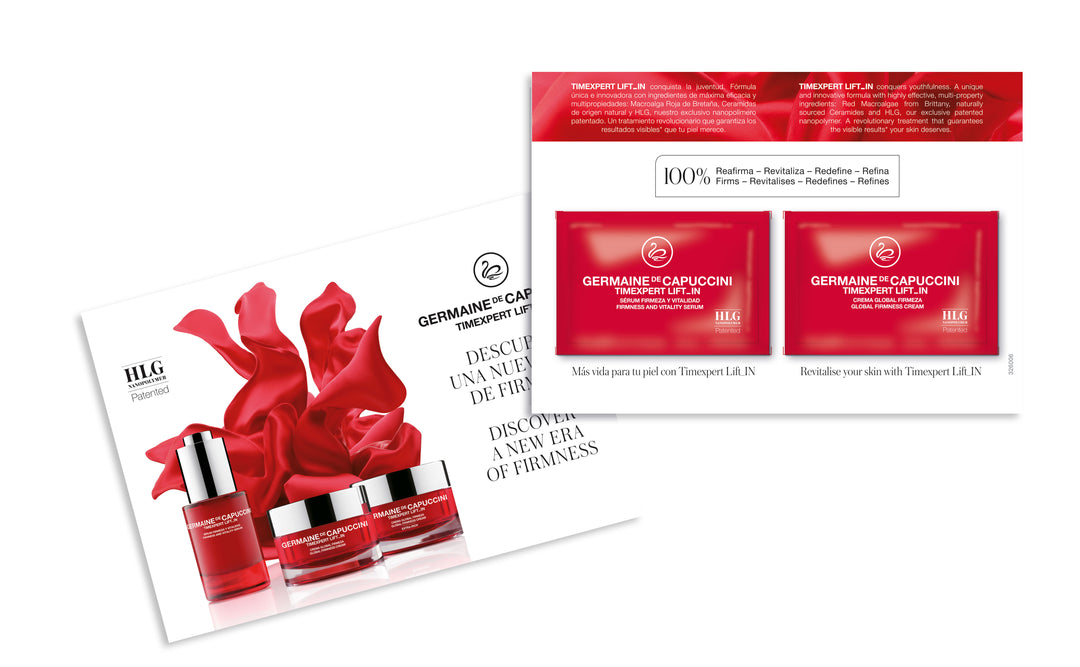 Tester Ser si Crema - Timexpert Lift_In Firmness and Vitality Serum 2ml + Global Firmness Cream 2ml Flyer - FOC Germaine de Capuccini