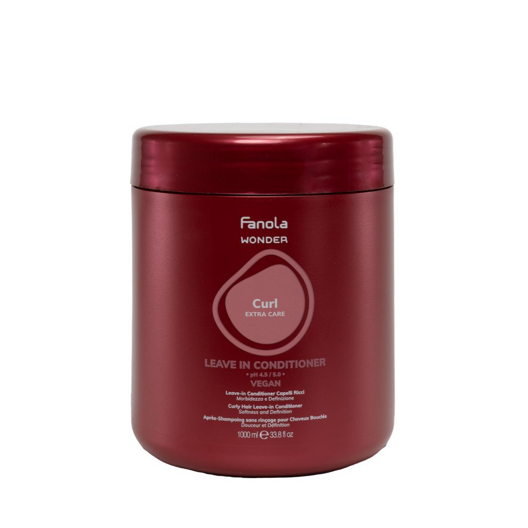 Balsam Fara Clatire pentru Par Cret - Wonder Curl Leave In Conditioner 1000ml - Fanola