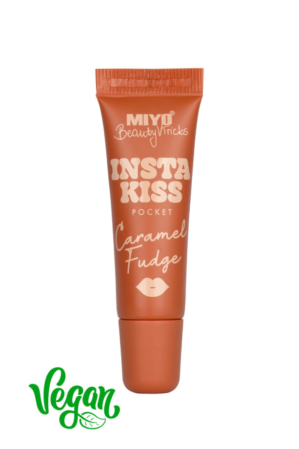 Balsam pentru Buze - Insta Kiss Pocket Caramel Fudge 12ml - Miyo - HNIcosmetice.ro