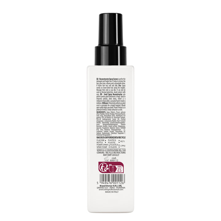 Spray Reconstructor de Umplere - Boostfill Reconstructor Filler Protect Spray pH 3.7-4.2 150ml - Ioho Professional