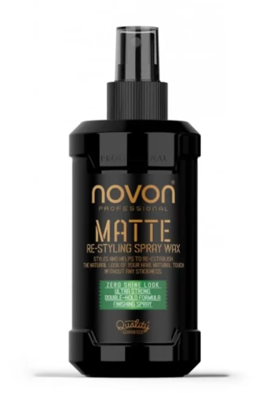 Ceara Spray Mata de Par - Matte Re-Styling Spray Wax 200ml - Novon - HNIcosmetice.ro