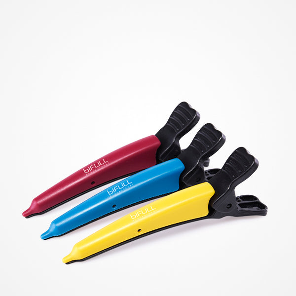 Clame de Par - Dolphin Sectioning Hair Clip 3 Buc 11cm - Bifull - HNIcosmetice.ro