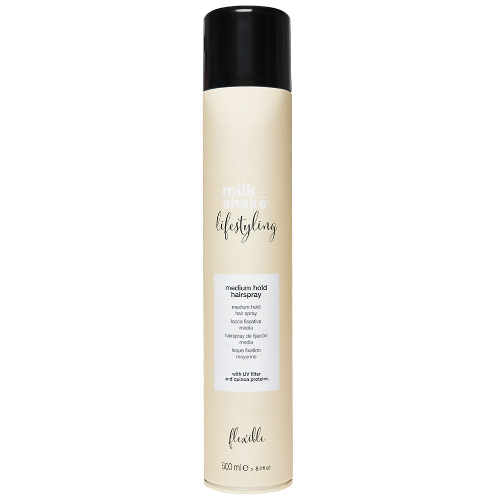 Fixativ de Par Mediu - Lifestyling Flexible Medium Hold Hairspray 500ml - Milk Shake - HNIcosmetice.ro
