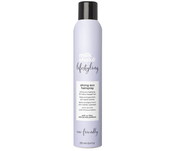 Fixativ de Par Puternic Fara Gaz - Lifestyling Eco-Friendly Strong Eco Hairspray 250ml - Milk Shake - HNIcosmetice.ro