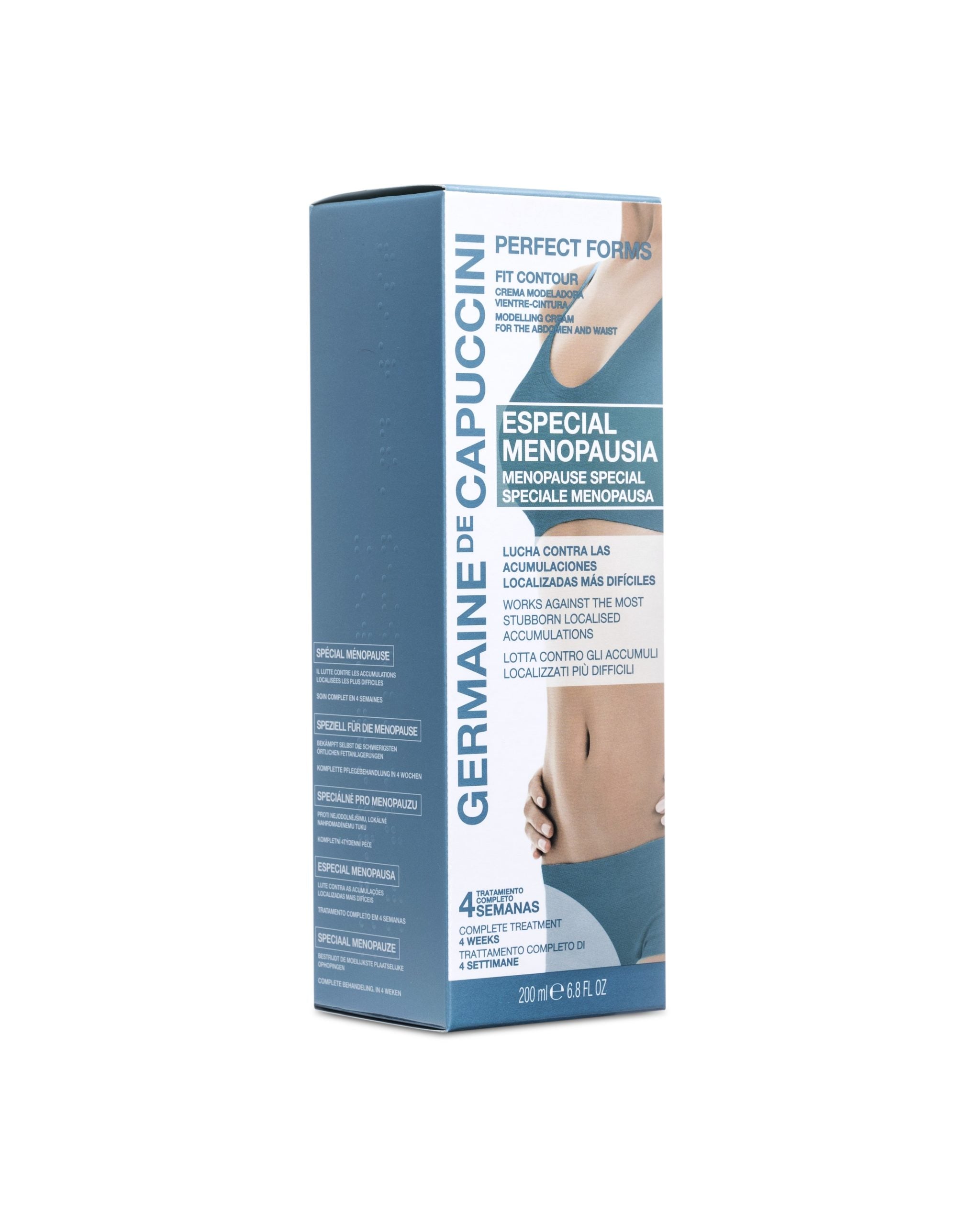 Crema Remodelanta Fit Contour pentru Abdomen si Talie pentru Menopauza - Perfect Forms Fit Contour Modeling Cream for The Abdomen and Waist Menopause Special 200ml - PP Germaine de Capuccini