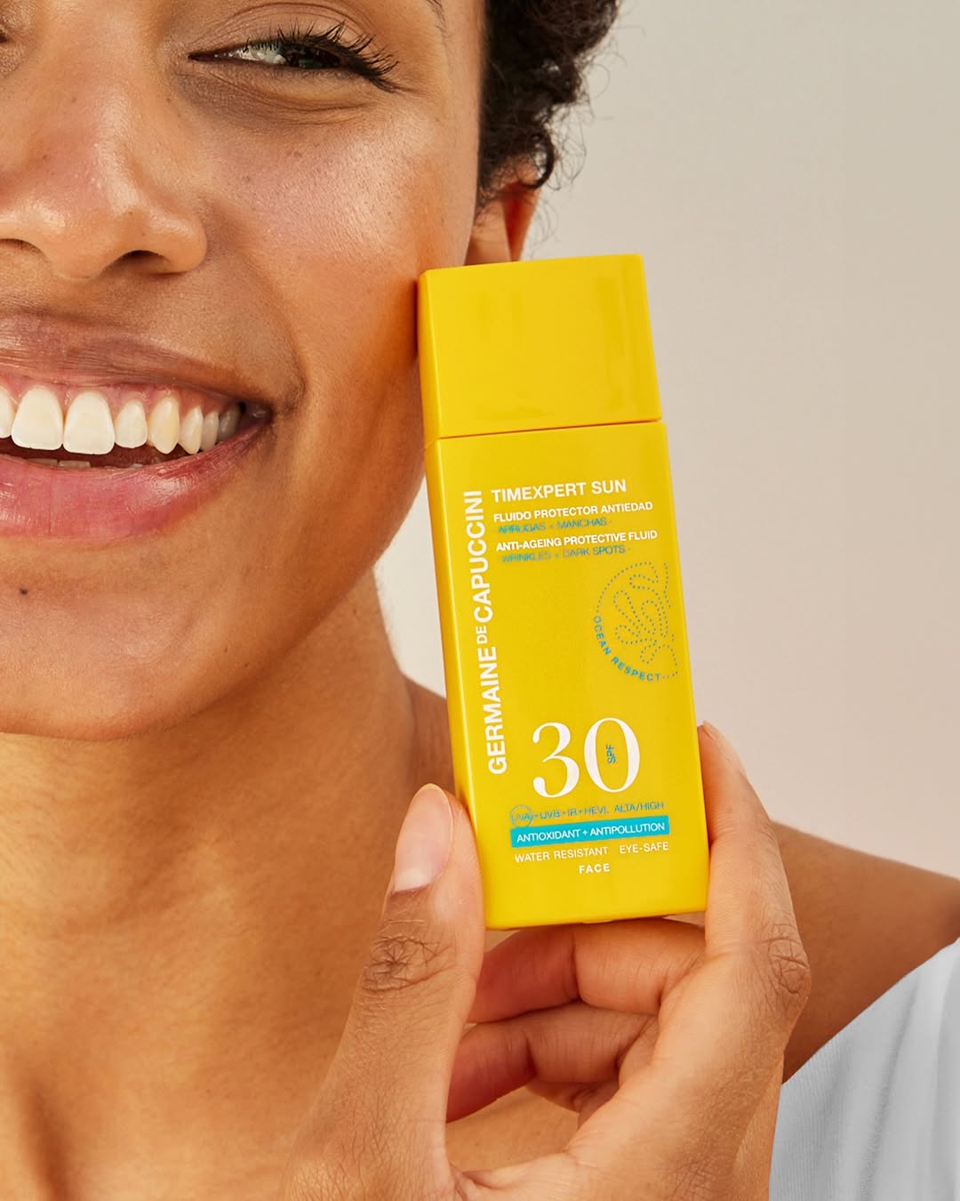 Fluid Protector Anti-imbatranire SPF 30 - Timexpert Sun Anti-Ageing Protective Fluid 50ml - PP Germaine de Capuccini