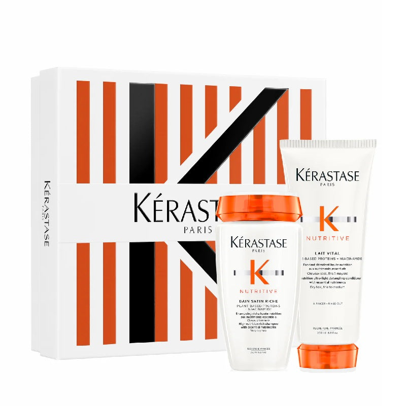 Set Hranitor pentru Par Uscat - Nutritive 200ml+200ml - Kerastase