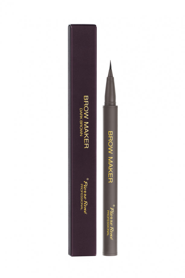Marker pentru Sprancene – Brow Marker Dark Brown – Pierre Rene - HNIcosmetice.ro