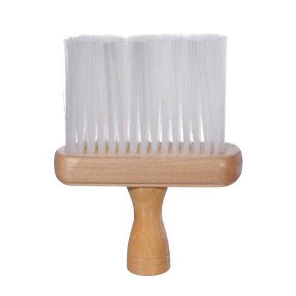 Pamatuf din Lemn pentru Curatarea Parului dupa Tuns - Madera Flat Wooden Barber Brush - Bifull