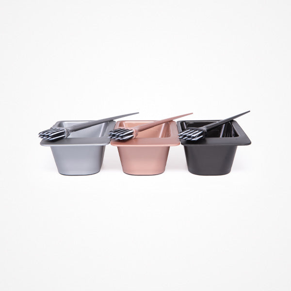Kit Vazonase + Pensule pentru Vopsit - Tint Bowl & Tint Brush Set 3+3 - Bifull