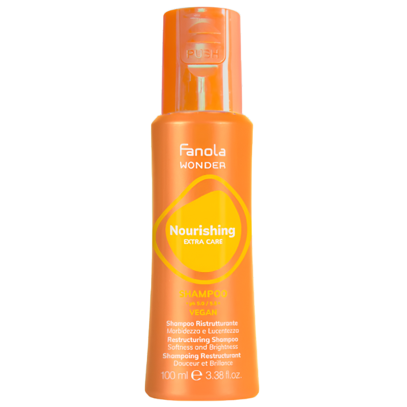 Sampon Restructurant pentru Par Uscat - Wonder Nourishing Shampoo 100ml - Fanola