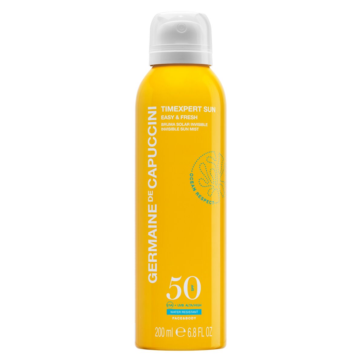 Spray Invizibil pentru Protectie Solara SPF50+ - Timexpert Sun Invisible Sun Mist Easy&Fresh SPF50+ 200ml - PP Germaine de Capuccini