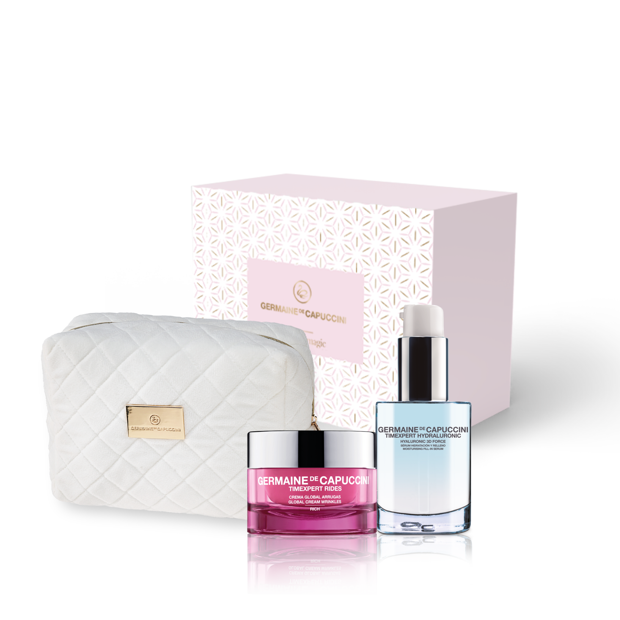 Set Promotional Anti-Rid si Fermitate - Timexpert Rides Global Cream Rich 50ml + Timexpert Hydraluronic 3D Force Serum 30ml Promo Set - PP Germaine de Capuccini