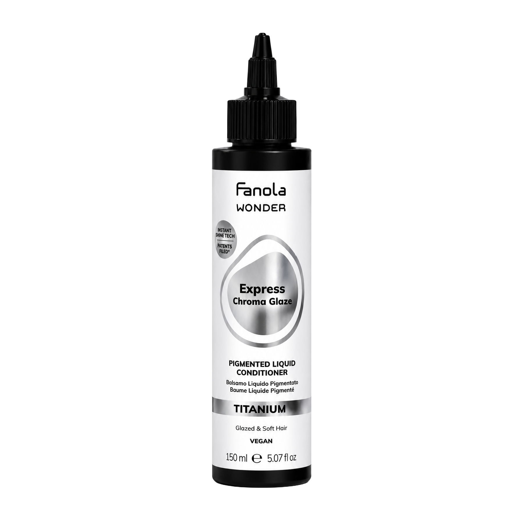 Balsam Nuantator Luminos Gri Titan - Express Wonder Chroma Glaze Titanium 150ml - Fanola