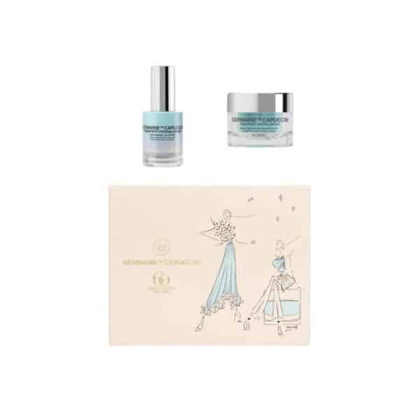 Set pentru Hidratare si Umplere cu Acid Hialuronic - Timexpert Hydraluronic Rich Sorbet Cream 50ml + Hydraluronic 3D Force Serum 30ml Promo Set - PP Germaine de Capuccini