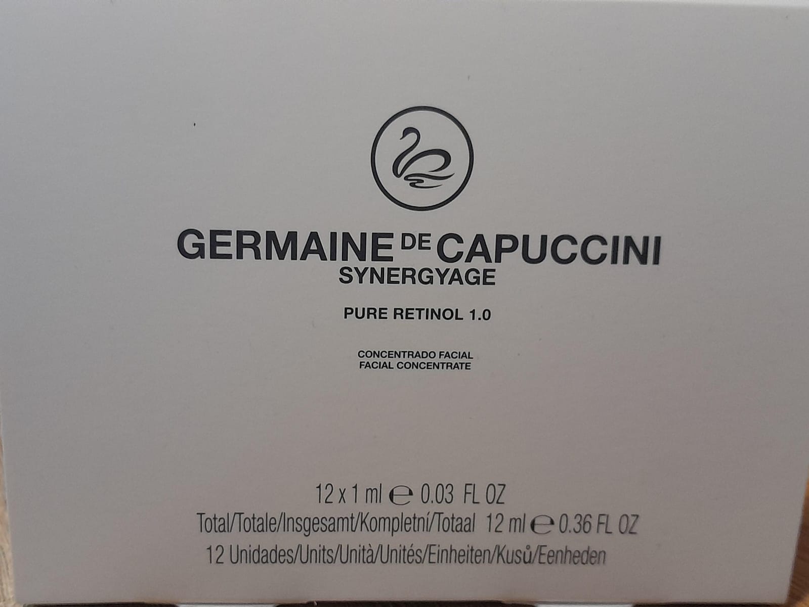 Ser de Fata cu Retinol Pur 12x1ml - Options Line Pure Retinol 1.0 Facial Concentrate 12x1ml - PRO Germaine de Capuccini