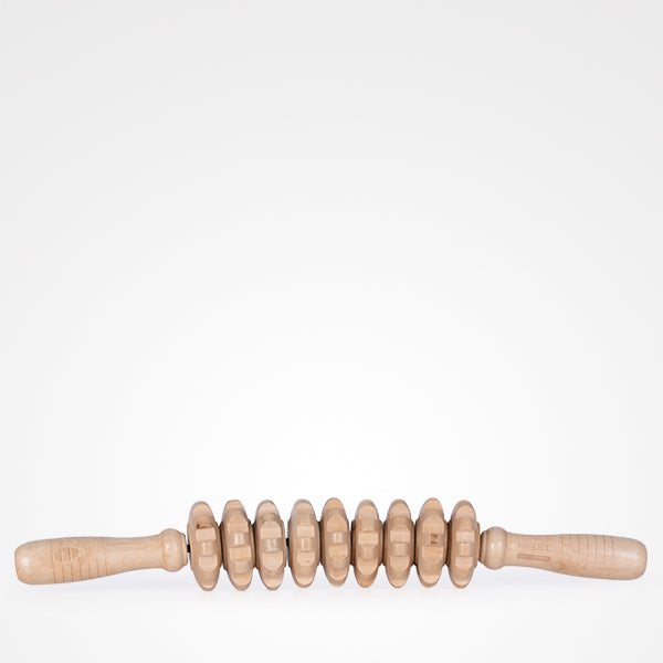 Accesoriu de Masaj Roller Curbat - Maderoterapia Wood Curved Roller - Bifull