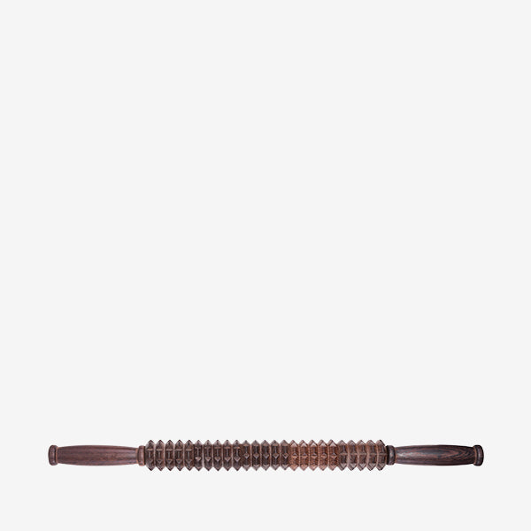 Accesoriu de Masaj Roller cu Striatii - Maderoterapia Grooved Massage Roller Wood