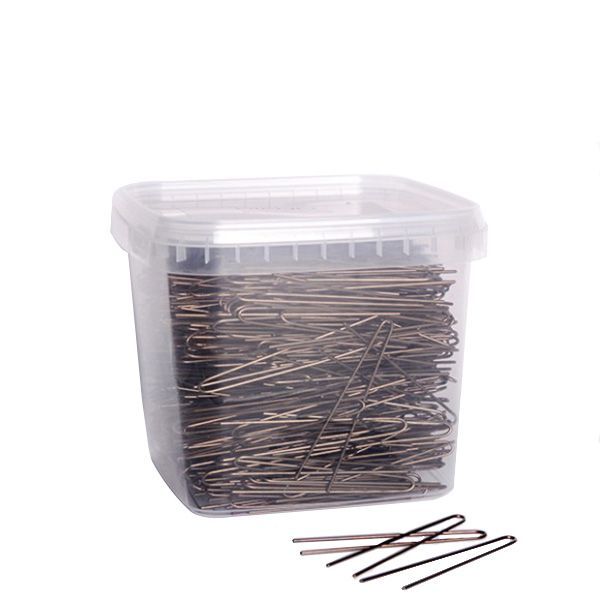 Ace de Coc Metalice Bronz Drepte - Horquillas Mono 67mm 1000gr - Bifull - HNIcosmetice.ro