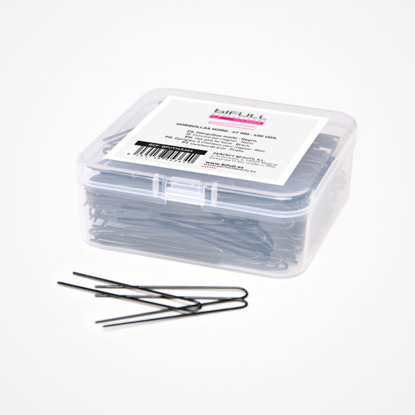 Ace de Coc Metalice Negre Drepte 6.7cm 400buc - Bifull