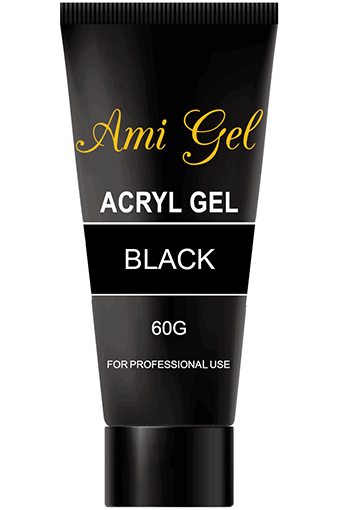 Acryl Gel Black 60gr - Ami Gel - HNIcosmetice.ro