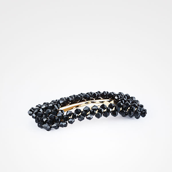 Agrafa de Par Eleganta Neagra - Fashion Diamonds Black Hairpin - Bifull