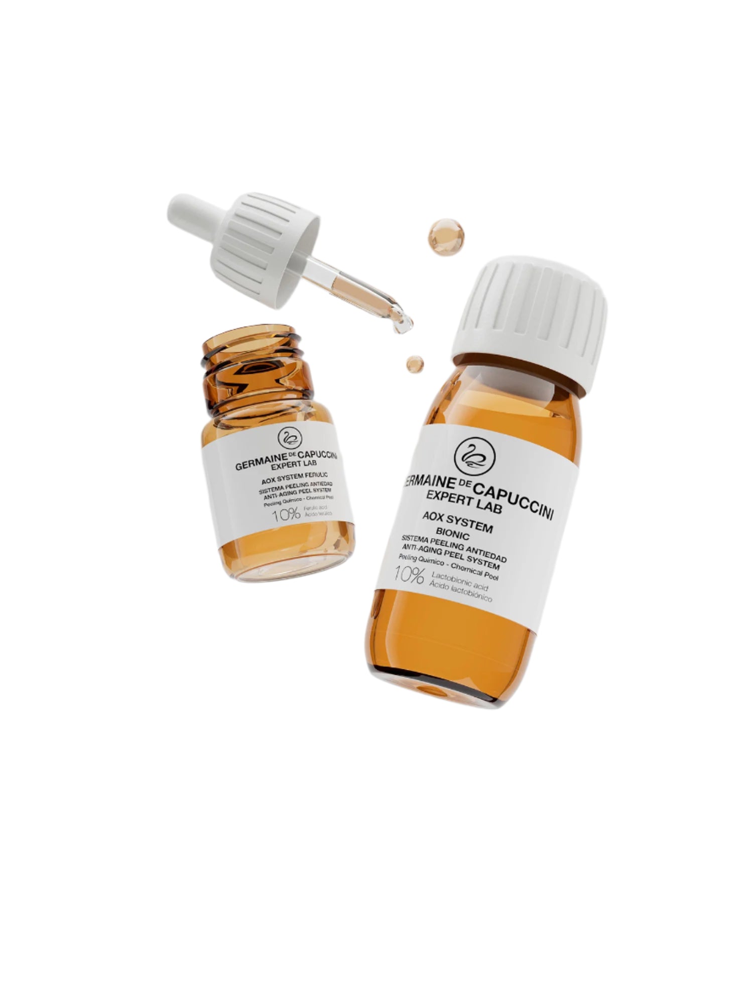 Peeling Chimic Anti-Imbatranire 10% Lactobionic Acid - Expert Lab AOX System Bionic Anti-aging Peel System Lactobionic Acid 60ml - PRO Germaine de Capuccini