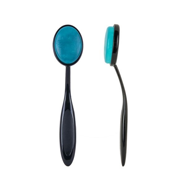 Aplicator Make Up Din Silicon Cu Maner - Aquamarine - Bifull - HNIcosmetice.ro