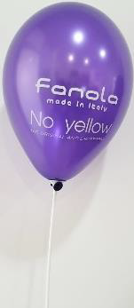 Balon Mov cu Bat si Rozeta No Yellow - Fanola