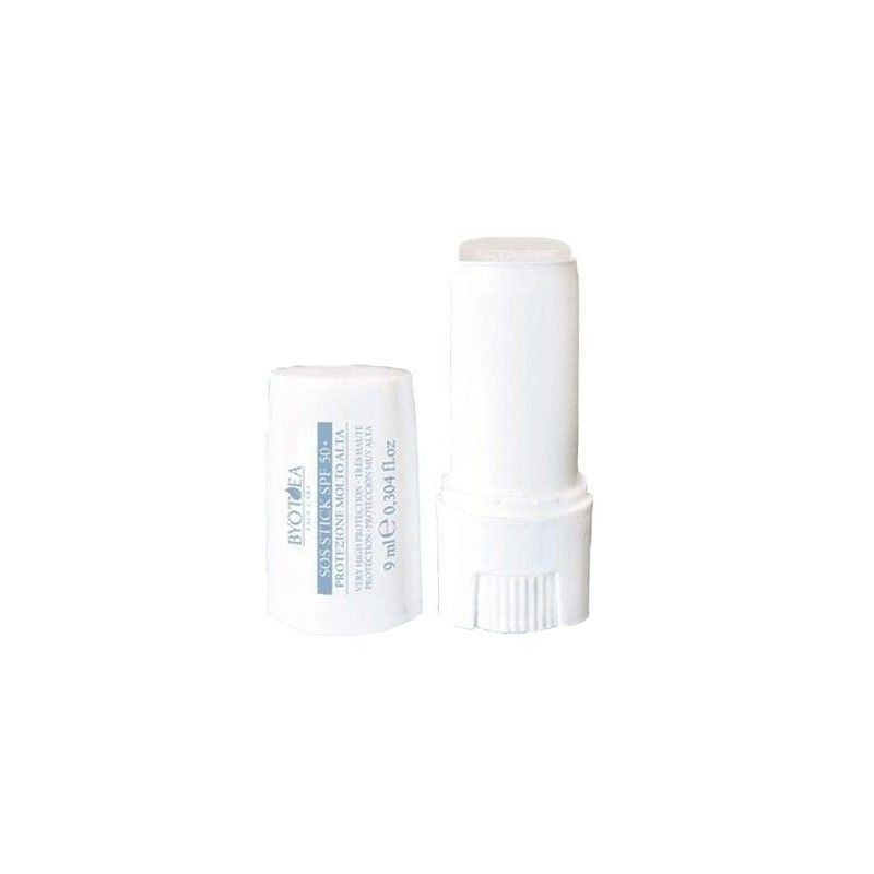 Balsam pentru Buze cu Protectie Ridicata SPF+ - Sos Stick SPF50+ Lips and Small Areas 9ml - Byotea