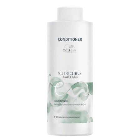 Balsam pentru Par Cret sau Ondulat - Nutricurls Waves & Curls Conditioner 1000ml - Wella - HNIcosmetice.ro
