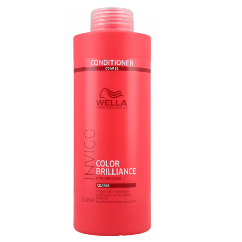Balsam pentru Par Vopsit Aspru si Gros - Invigo Color Brilliance Conditioner 1000ml - Wella - HNIcosmetice.ro
