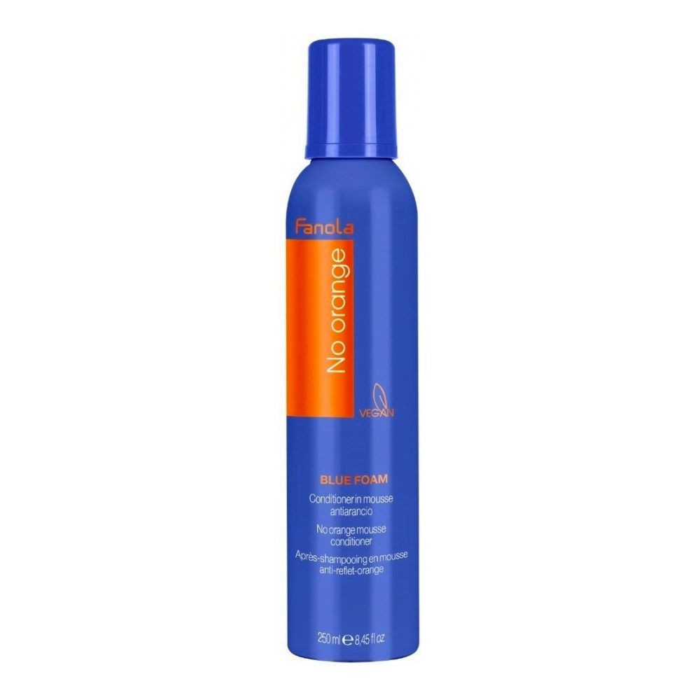 Balsam Spuma Anti-Portocaliu - No Orange Conditioner Blue Foam 250ml - Fanola - HNIcosmetice.ro