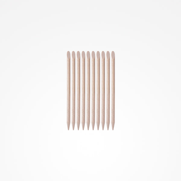 Bete pentru Unghii din Lemn de Portocal - Orange Stick 7.2cm 10buc - Bifull