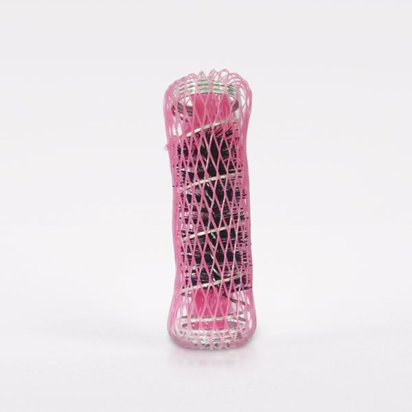 Bigudiuri pentru Par cu Perie din Nailon Colorate - Colored Rollers Brush D24mm 6 Buc - Bifull - HNIcosmetice.ro