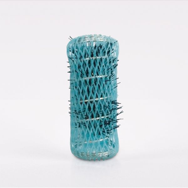 Bigudiuri pentru Par cu Perie din Nailon Colorate - Colored Rollers Brush D28mm 6 Buc - Bifull - HNIcosmetice.ro