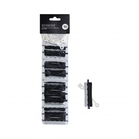 Bigudiuri pentru Permanent din Plastic - Cold Wave Rods with Rubber Band D16mm 12 Buc - Lussoni - HNIcosmetice.ro
