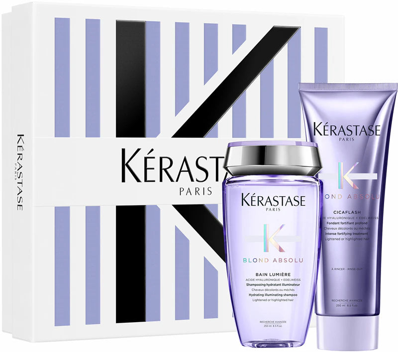 Set pentru Par Blond Decolorat - Blond Absolu 200ml+200ml - Kerastase