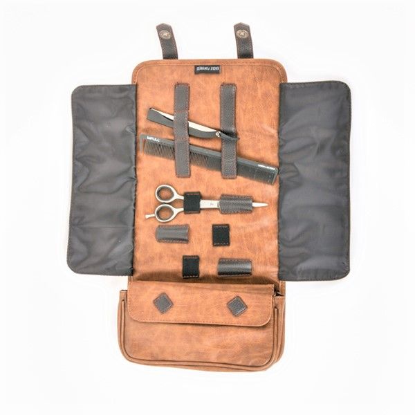 Borseta Frizer pentru Ustensile - Tools Case Manly Camel - Bifull - HNIcosmetice.ro