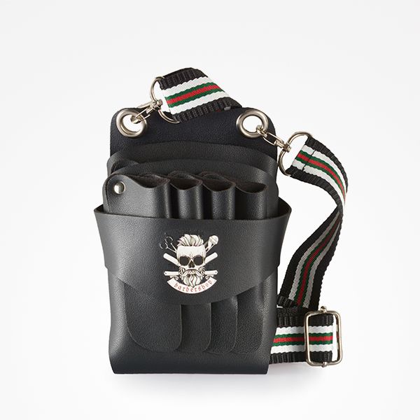 Borseta pentru Ustensile Frizer sau Barber - Hipster Man Skull - Zzmen - HNIcosmetice.ro