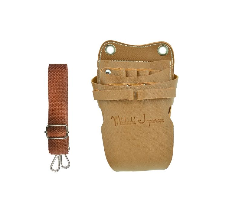 Borseta pentru Ustensile Par - Jito Brown - Midashi Japanese - HNIcosmetice.ro