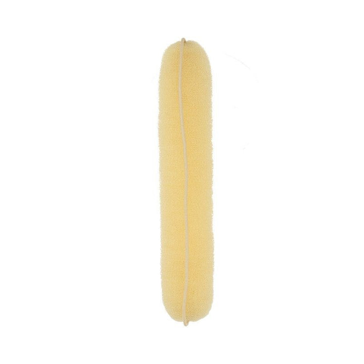 Burete pentru Coc cu Elastic Blond - Hair Bun Roll Blonde 230mm - Lussoni