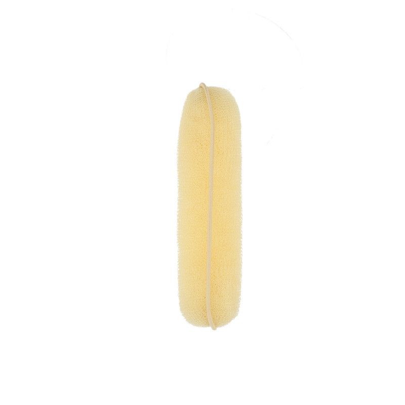 Burete pentru Coc cu Elastic Blond - Hair Bun Roll Blonde 150mm - Lussoni - HNIcosmetice.ro